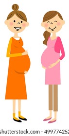 Pregnant woman's friend