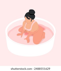 Pregnant Women Giving Birth In Water