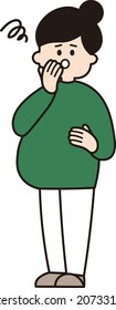 Pregnant women who are in trouble due to poor physical condition