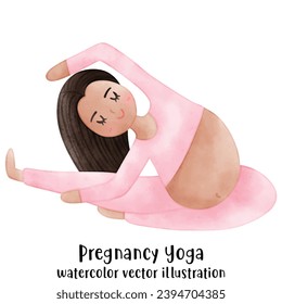 Pregnant Yoga, Meditate, Yoga pose