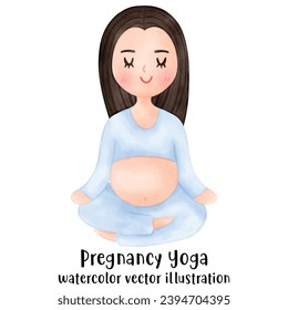 Pregnant Yoga, Meditate, Yoga pose