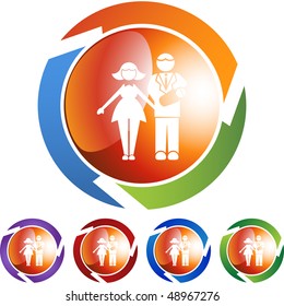 Pregnanty web button isolated on a background.