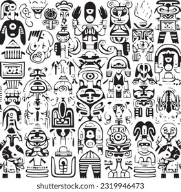 prehispanic pattern signs god historic