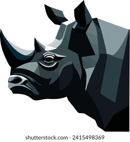 prehistoric animal rhino close-up- rhino