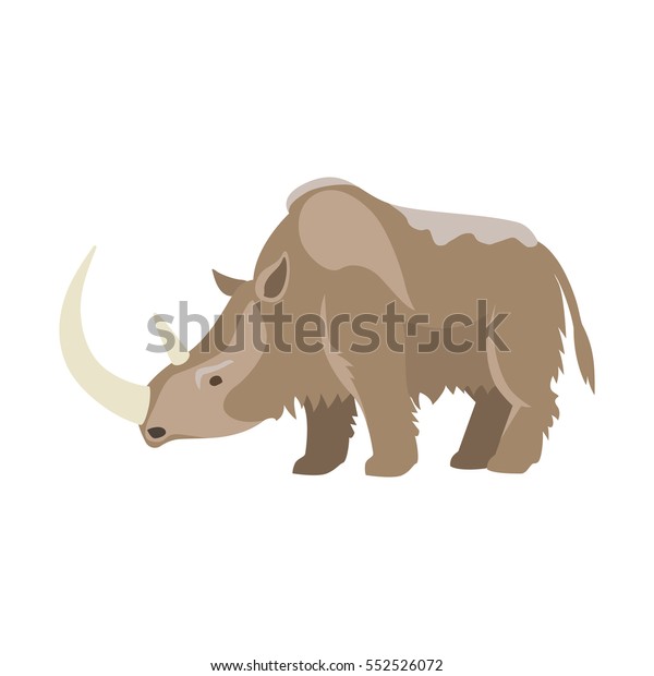 Prehistoric Animal Vector Cartoon Ancient Mammal Stock Vector (Royalty ...