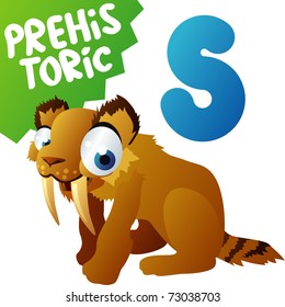 Prehistoric Animals: S is for Sabre-tooth Cat