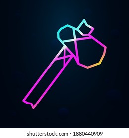 Prehistoric axe nolan icon. Simple thin line, outline vector of prehistoric icons for ui and ux, website or mobile application