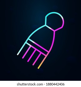 Prehistoric comb nolan icon. Simple thin line, outline vector of prehistoric icons for ui and ux, website or mobile application