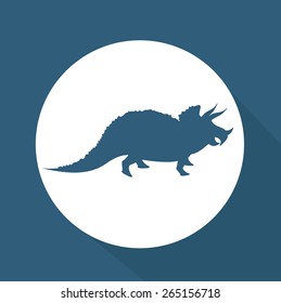 Prehistoric design over blue background,vector illustration