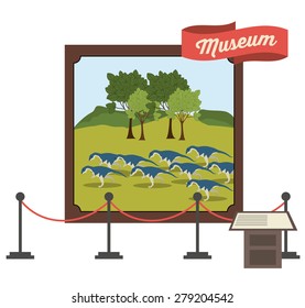 prehistoric design over white background, vector illustration