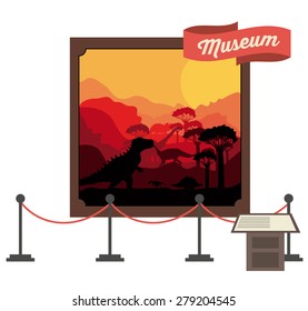 prehistoric design over white background, vector illustration