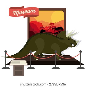 prehistoric design over white background, vector illustration