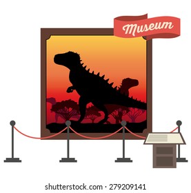 prehistoric design over white background, vector illustration