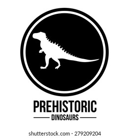 prehistoric design over white background, vector illustration