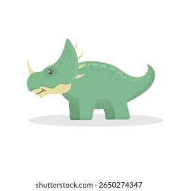 Coleção pré-histórica de dinossauros bonito bebê dinossauro vetor desenho animado crianças isoladas ilustração fundo design colorido personagem cômico engraçado feliz aniversário animal fantasia réptil stegosaurus bron