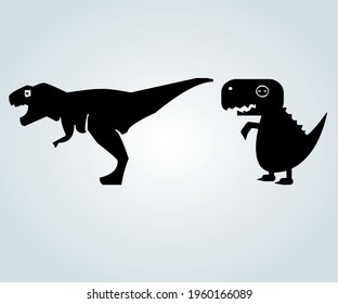 Prehistoric dinosaurs of enormous size, extinct