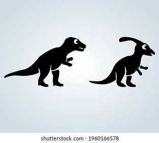 Prehistoric dinosaurs of enormous size, extinct