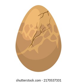 prehistoric egg antique isolated icon