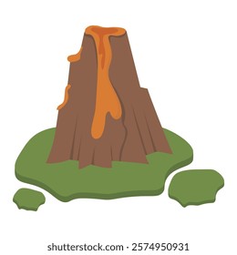 Prehistoric Landscape Vector Illustration - 03