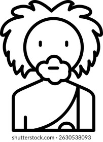 Hombre prehistórico Nuevo Vector de diseño de iconos creativos
