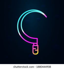 Prehistoric sickle nolan icon. Simple thin line, outline vector of prehistoric icons for ui and ux, website or mobile application