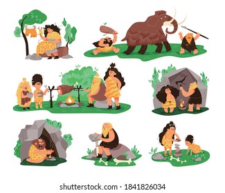 4,054 Caveman hunting Stock Illustrations, Images & Vectors | Shutterstock