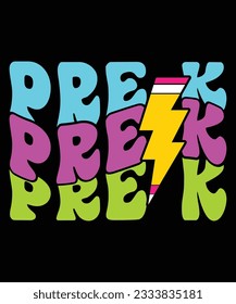 Pre-k back to school svg