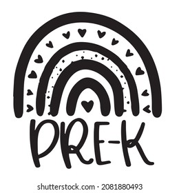 pre-k logo inspirational quotes typography lettering design