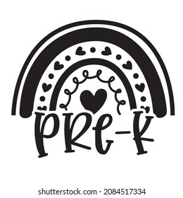pre-k logo inspirational quotes typography lettering design