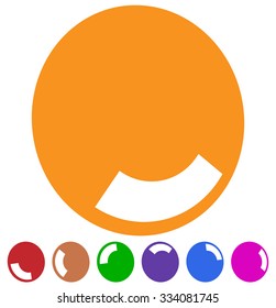 Pre-loader, buffer shapes, symbols, progress indicators set at different angles.