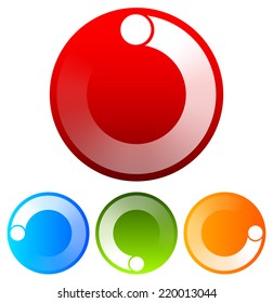 Preloader, circular shape. Segmented circle