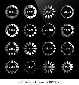 Preloader Progress Web Downloading Circle