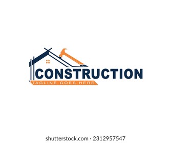 Vorgefertigte Konstruktionen für Immobilien-Design, Immobilien-Branding, Immobilienmakler , Broker , Haus , vorgefertigte Immobilien-Logos
