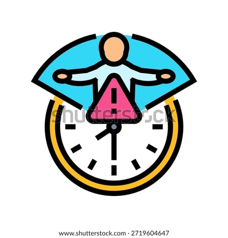 premature birth color icon vector. premature birth sign. isolated symbol illustration