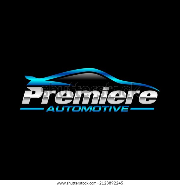 Premiere Automotive Logo can be use for icon, sign,\
logo and etc