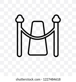 Premiere vector linear icon isolated on transparent background, Premiere transparency concept can be used for web and mobile