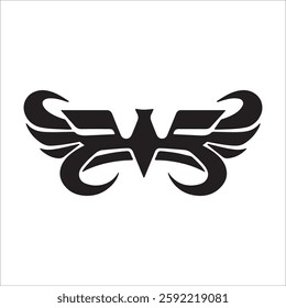 Premimum Stylized Winged Crest Logo