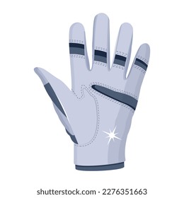 Premium 2d icon of an athletic sports glove 