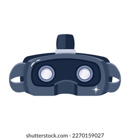 Premium 2d icon of virtual glasses headset 