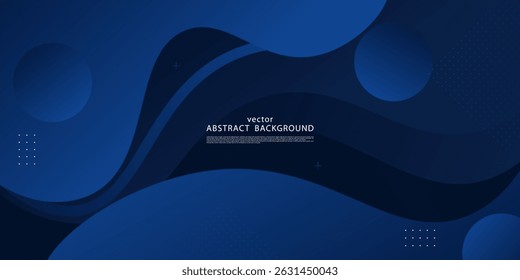 Fondo abstracto de Premium con color azul degradado y sombra dinámica en el fondo. EPS10 Vector