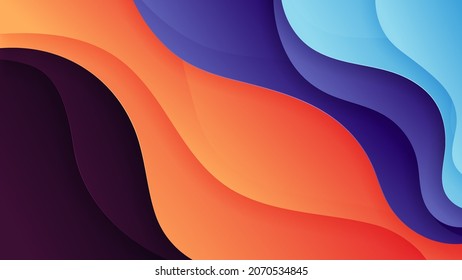 Premium abstract background with colorfull background and dynamic shadow on background. Vector background for wallpaper. Eps 10