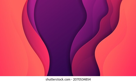 Premium abstract background with colorfull background and dynamic shadow on background. Vector background for wallpaper. Eps 10