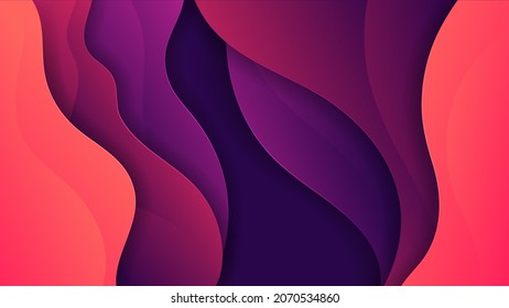 Premium abstract background with colorfull background and dynamic shadow on background. Vector background for wallpaper. Eps 10