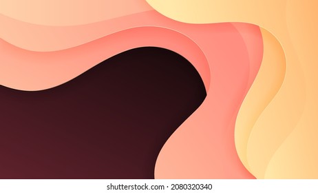 Premium abstract background with colorfull background and dynamic shadow on background. Vector background for wallpaper. Eps 10