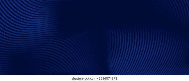 Premium abstract background design with elegant diagonal dark blue lines pattern. Modern vector horizontal template for digital luxury, corporate business banner, presentation, poster.Eps10.