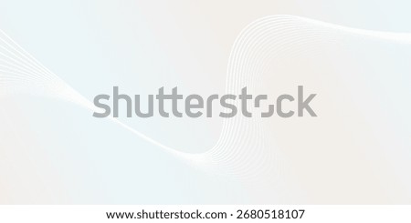 Premium abstract background design with white line pattern luxury pastel colour. Abstract horizontal vector template art modern design simple