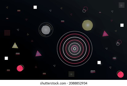 Abstrakter Premium-Hintergrund, geometrischer Hintergrund Eps10