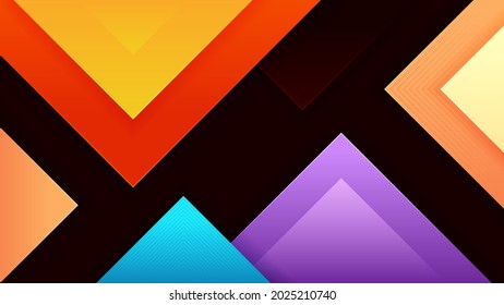 Premium abstract background with gradient soft color and dynamic shadow. Vector background for wallpaper. Eps 10