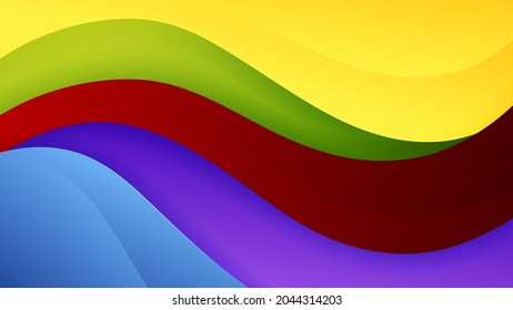 Premium abstract background with soft gradient color and dynamic shadow. Vector background for wallpaper. Eps 10