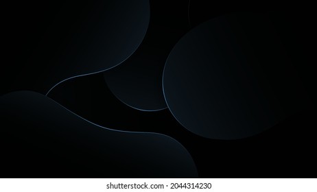 Premium abstract background with soft gradient color and dynamic shadow. Vector background for wallpaper. Eps 10